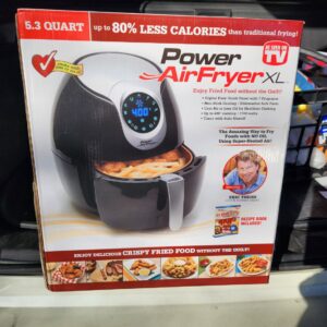 XL 5.3 quart power airfryer "as seen on TV"
