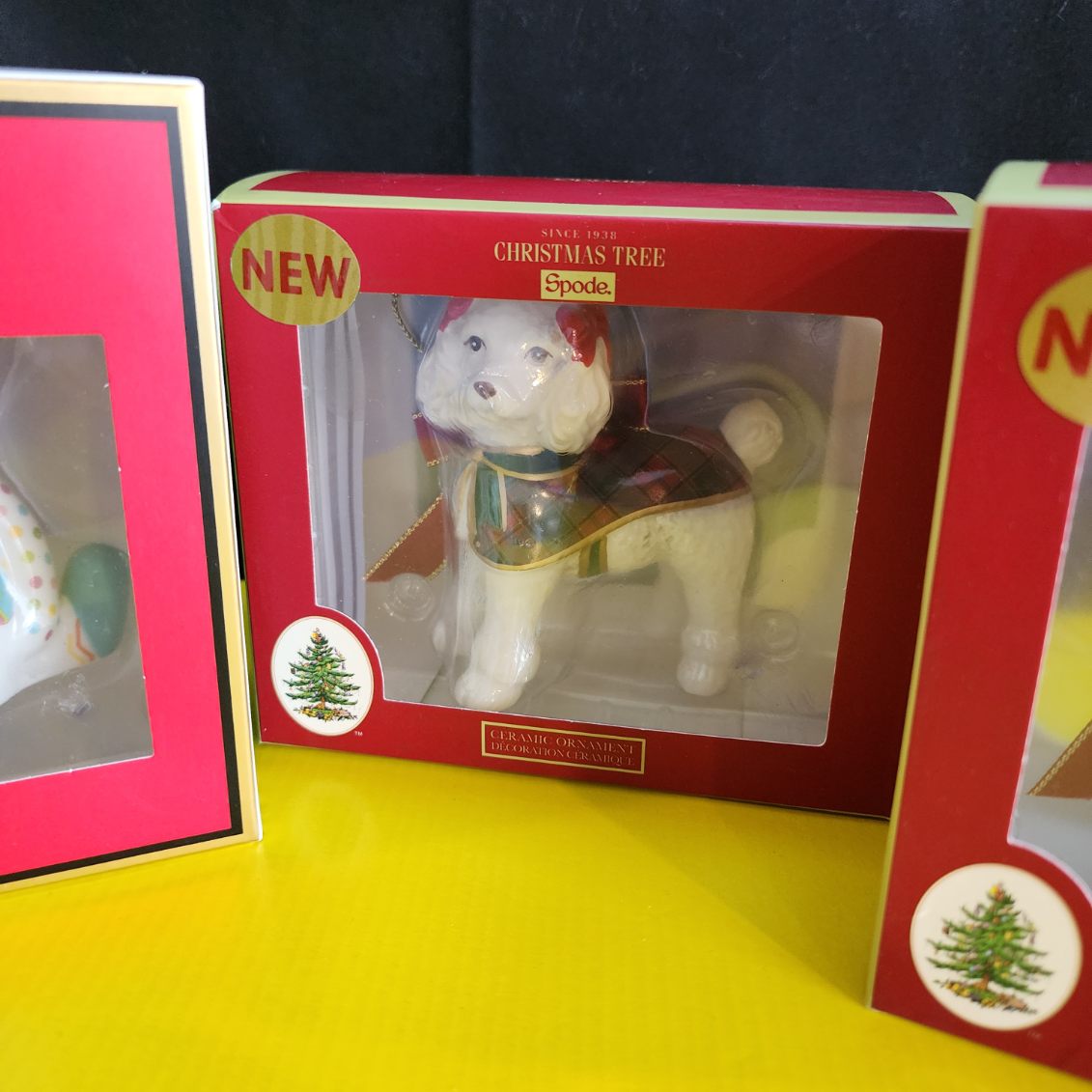 Adorable Kit Kemp ornaments. Made in England. Sell for $40 each on line. Selling 3 for $40 - Image 3