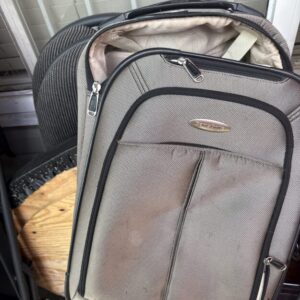 Beige suitcase