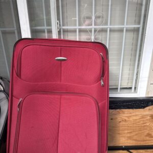 Red suitcase